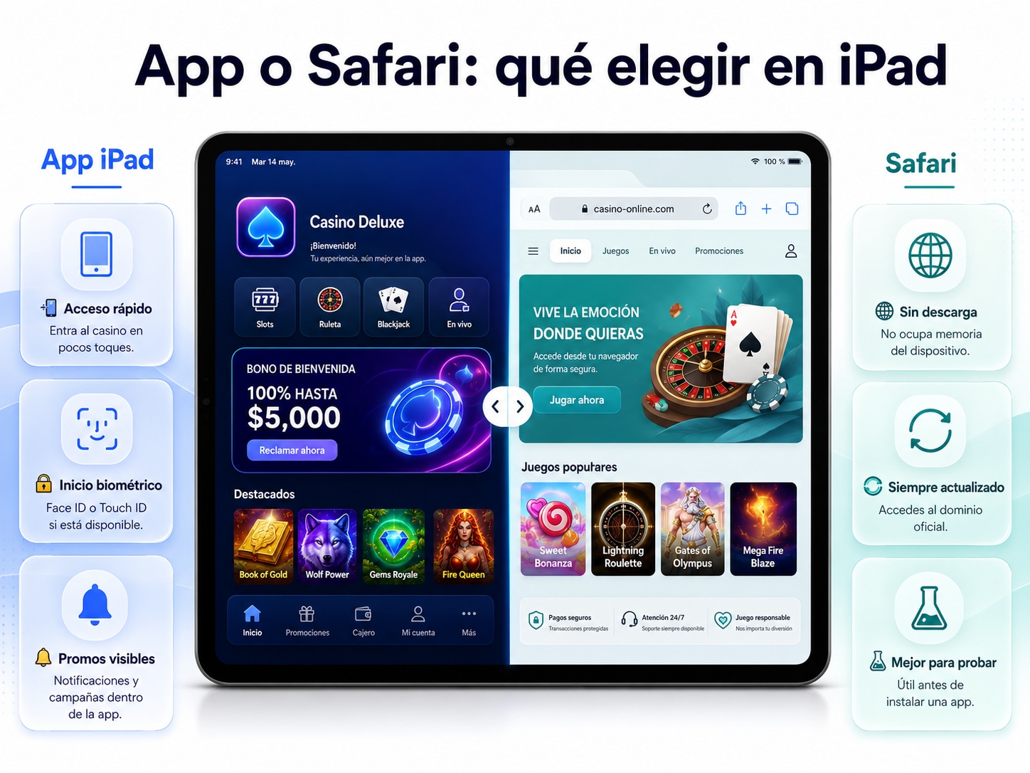 Mejor Casino iPad España 2026