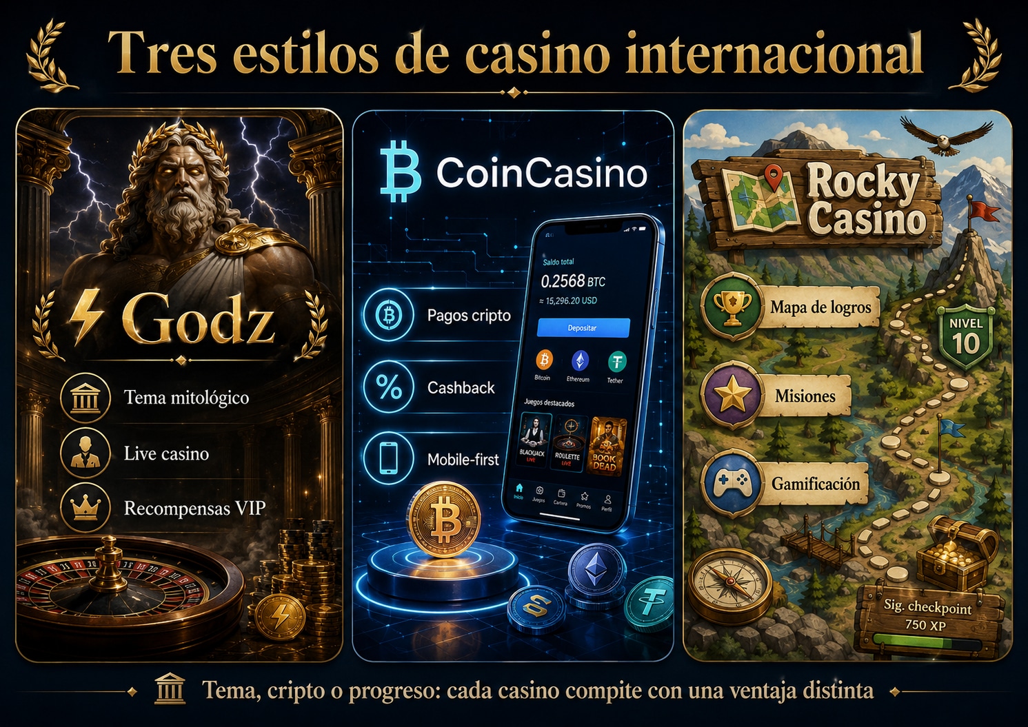 Mejores Casinos Online del Mundo 2026 - Ranking y Guía Completa